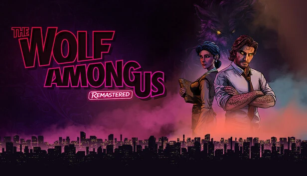 الغلاف الترويجي الرسمي للعبة The Wolf Among Us Remastered