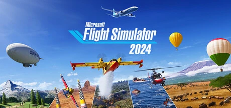 غلاف ترويجي رسمي للعبة Microsoft Flight Simulator 2024