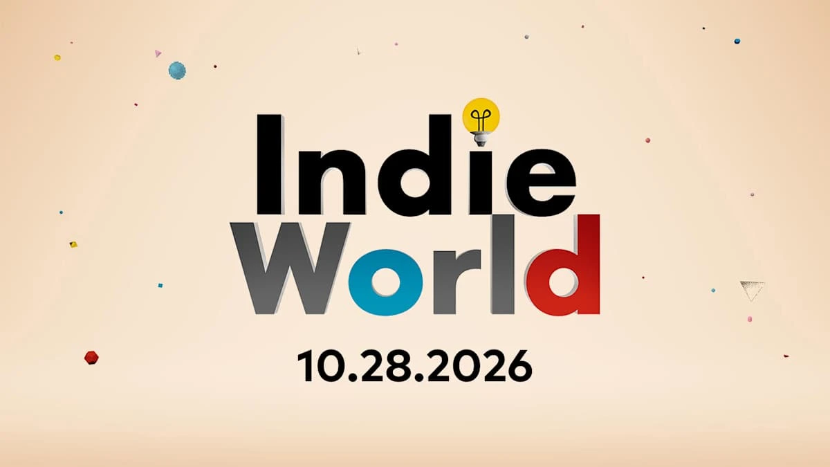 ملصق Nintendo الرسمي لعرض Indie World في أكتوبر 2026