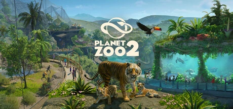 الغلاف الترويجي الرسمي للعبة Planet Zoo 2