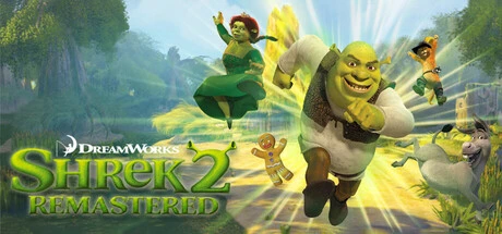 الغلاف الترويجي الرسمي للعبة DreamWorks Shrek 2 Remastered