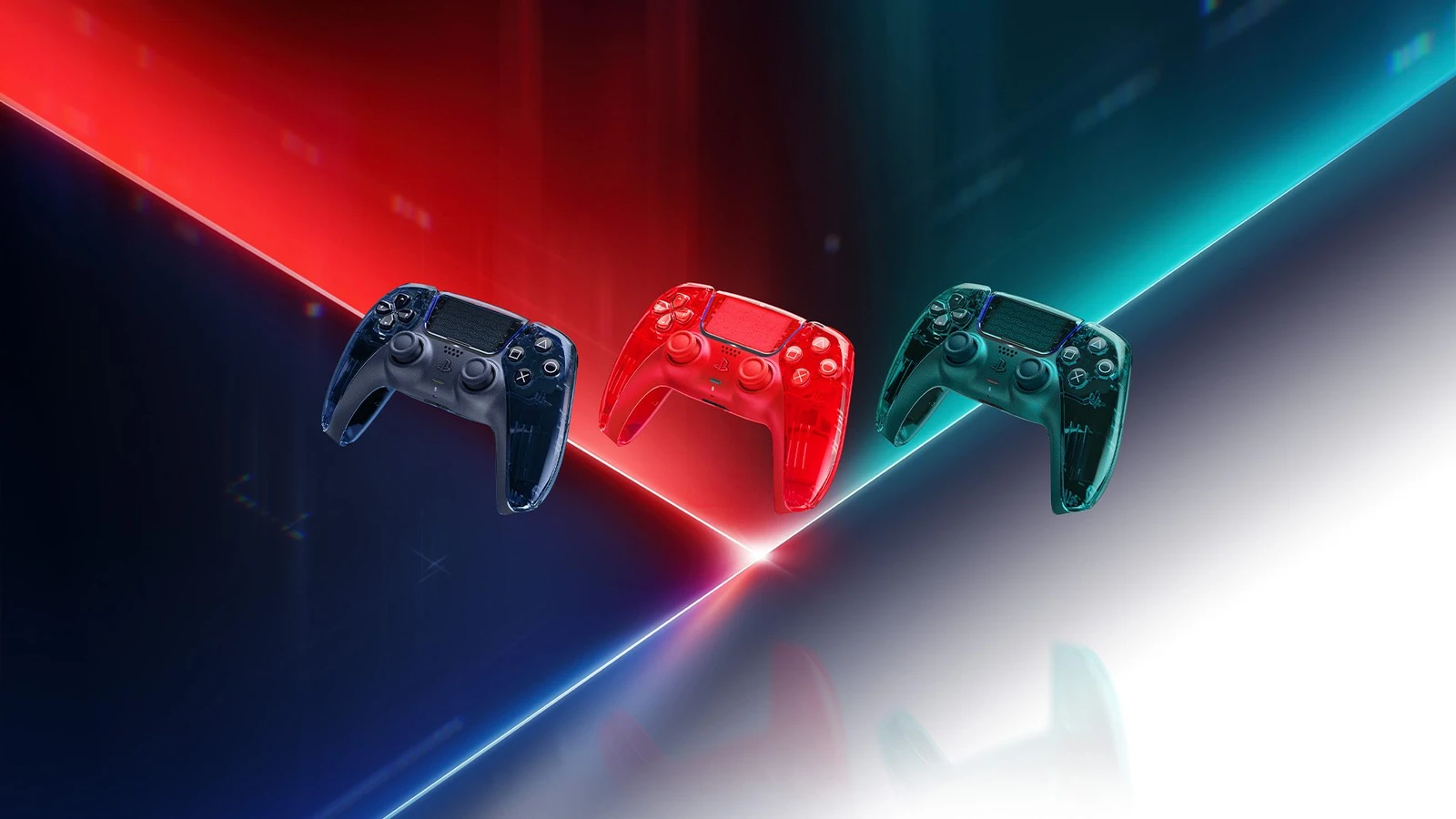 الألوان الشفافة الرسمية لمجموعة PlayStation Prism
