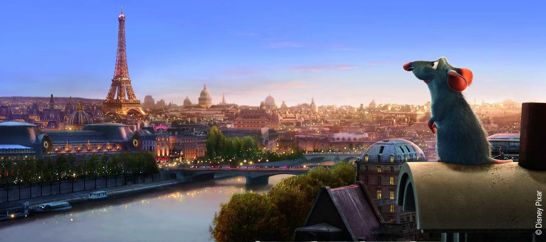 الصورة الترويجية الأصلية للعبة الفأر المشاغب — Ratatouille — ليست لقطة من التعريب