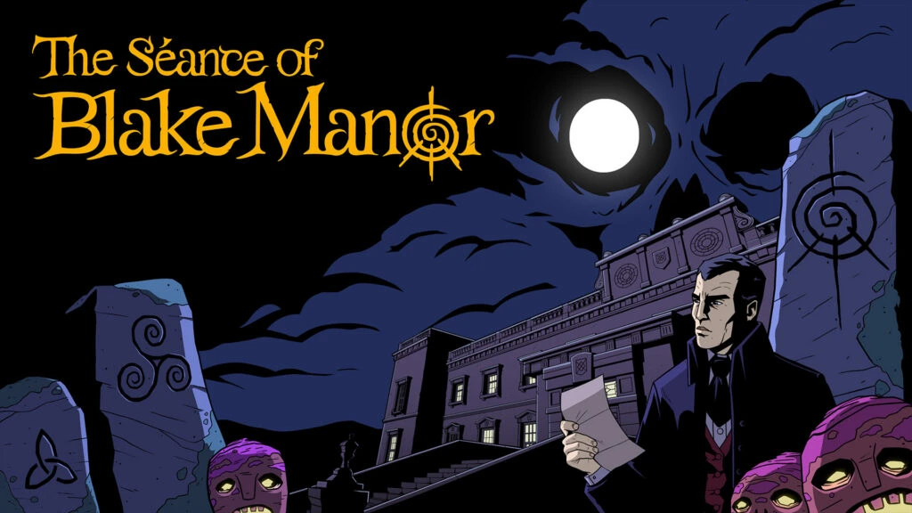 الغلاف الترويجي الرسمي للعبة The Séance of Blake Manor