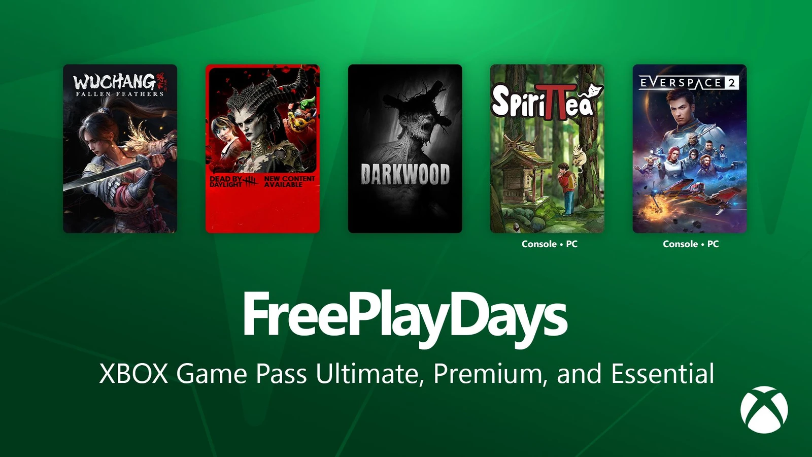 ملصق Xbox الرسمي لتجارب Free Play Days في نهاية أكتوبر 2026
